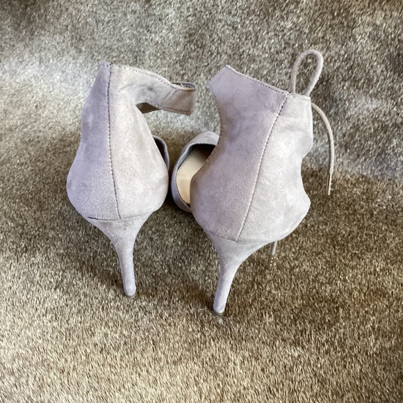 Forever 21 Ankle Wrap Delicate Tie Pointy Toe Heels - Picture 3 of 8